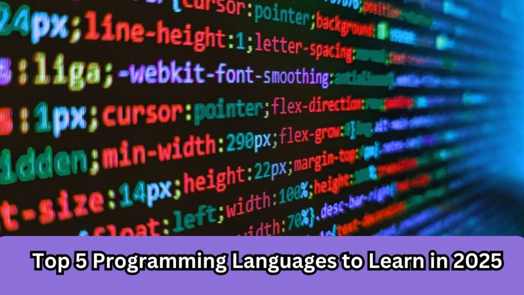 Top 5 Programming Languages