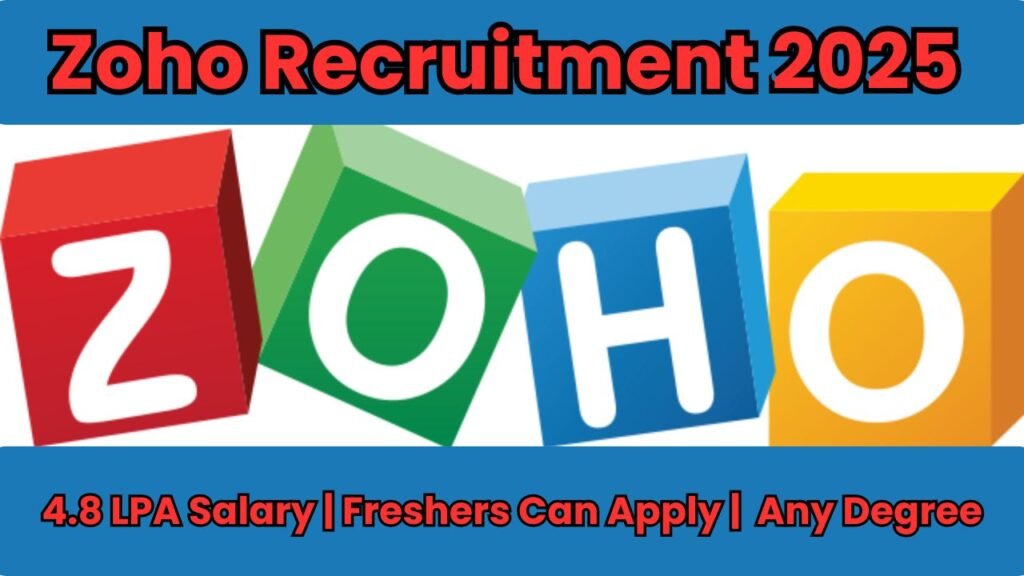 Zoho Recruitment 2025
