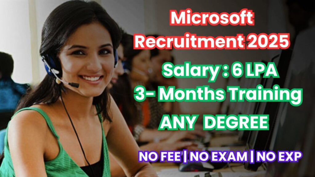 Microsoft Recruitment 2025