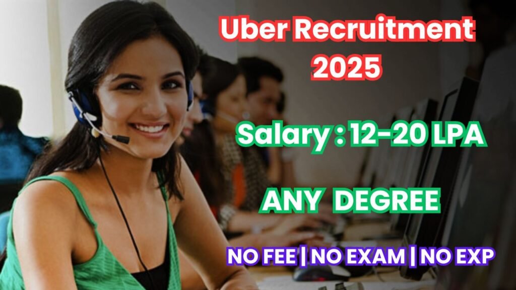 Uber Recruitment 2025