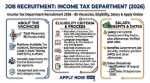 Income Tax Department Recruitment 2026